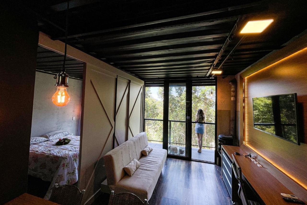 פלורס דה קוניה Casa Container Figo Em Meio A Natureza Na Serra Gaucha מראה חיצוני תמונה
